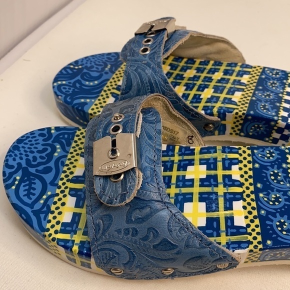 DR.SCHOLL'S SZ 8 PESCURA WOMEN'S HELL WOOD CLOGS - Picture 5 of 10